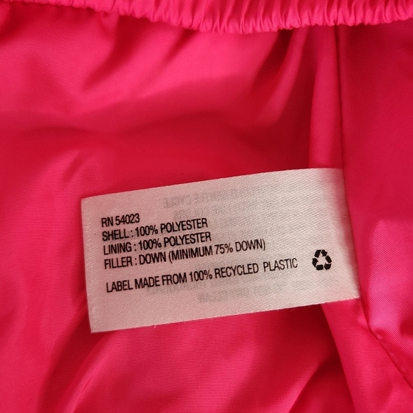Baby Gap Pink Down Puffer Jacket - Picture 8 of 8
